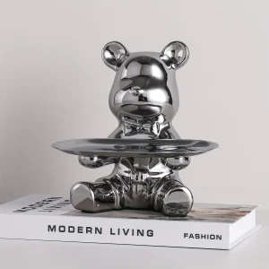 CeramiBear - Keramische Beer & Konijn Decoratief Dienblad