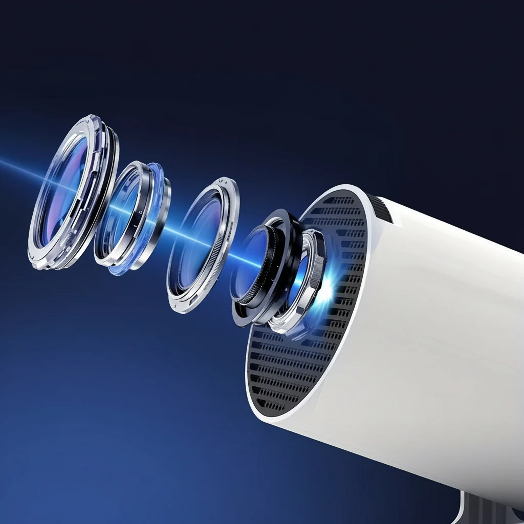 Projector Wifi 4K Draagbare Thuisbioscoop LCD Beamer - Afbeelding 6