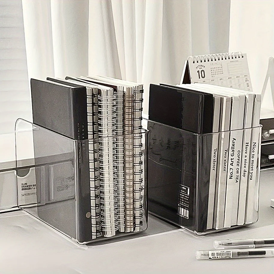 ClearStand - Heldere Acryl U-vormige Boekenstandaards voor Thuis- en Kantooropslag - Afbeelding 5