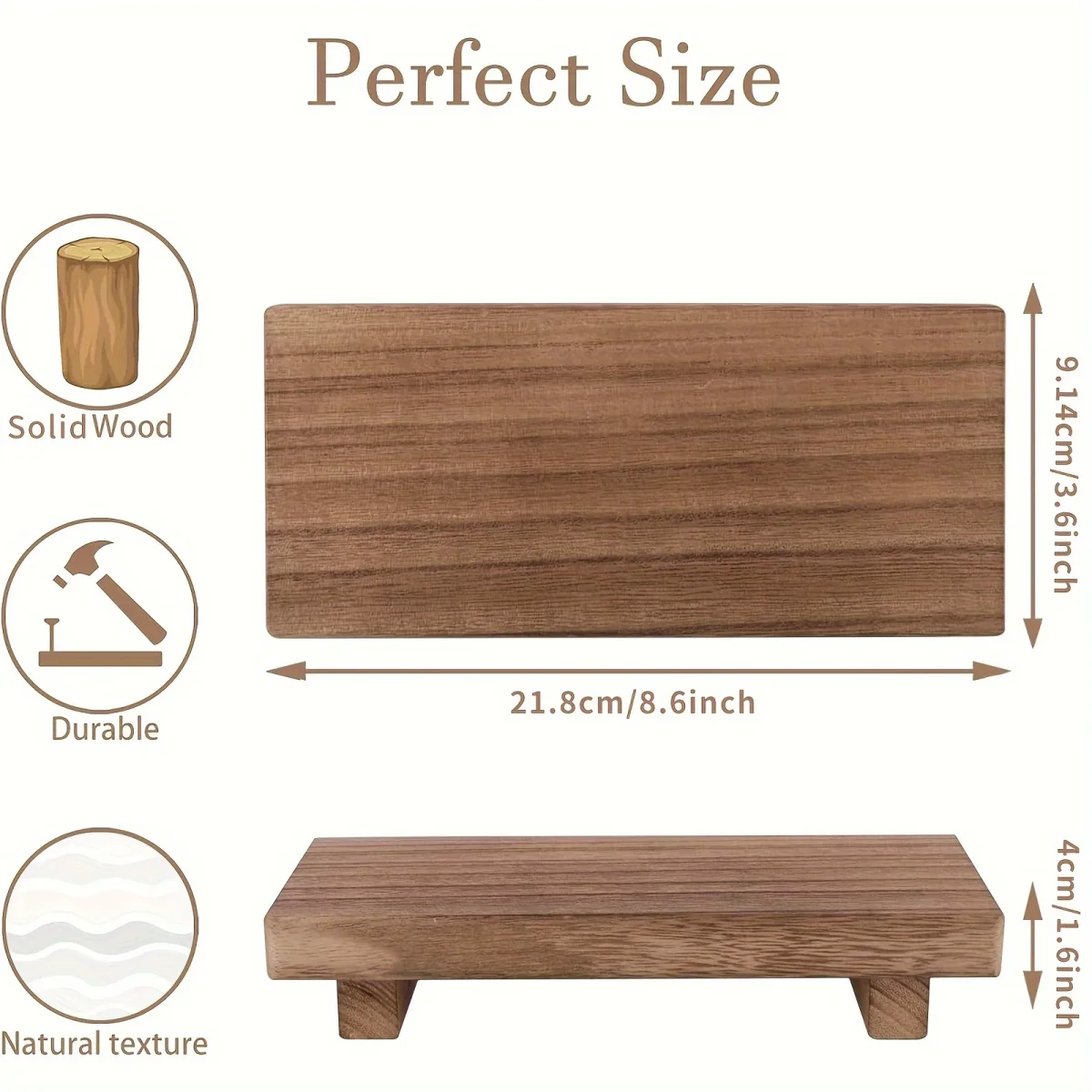 WoodTray - Rustieke Houten Badkamer Lade & Boerderij Decor - Afbeelding 6