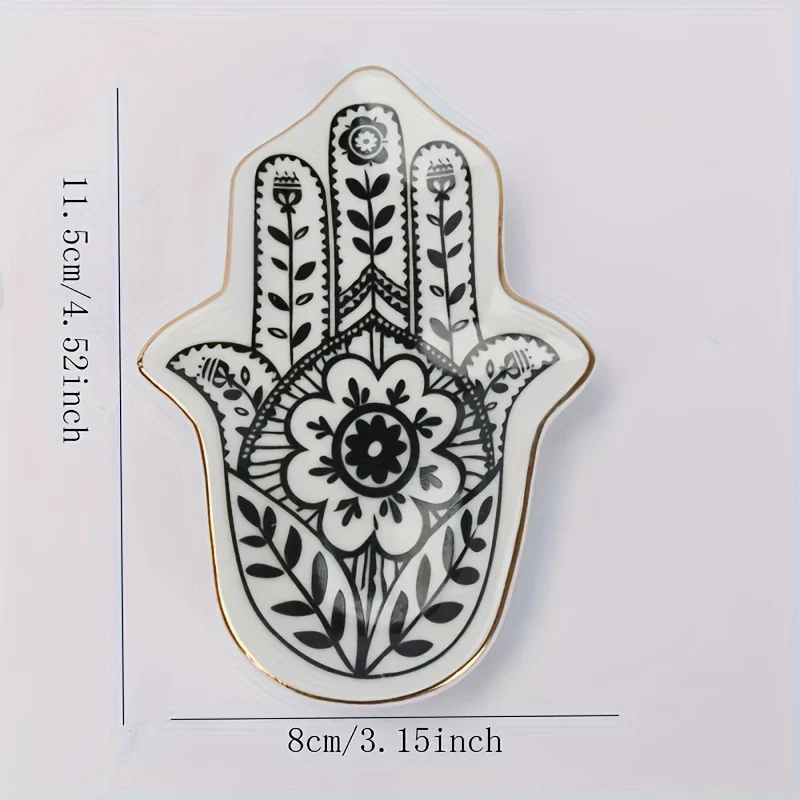 PalmTray - Ovale Keramische Sieradenlade - Afbeelding 6