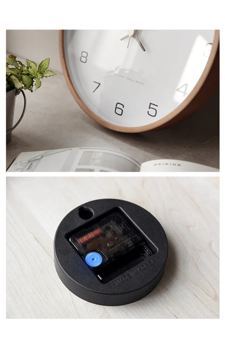 Analoge Wanddecoratie Houten Klok voor Thuis - Afbeelding 9