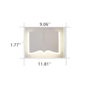 LichtHaus - Boekvormige LED-wandlamp met ijzer