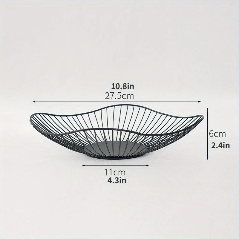 MetalServe - Elegante Metalen Fruitkom voor Woonkamer & Huisdecoratie - Afbeelding 3