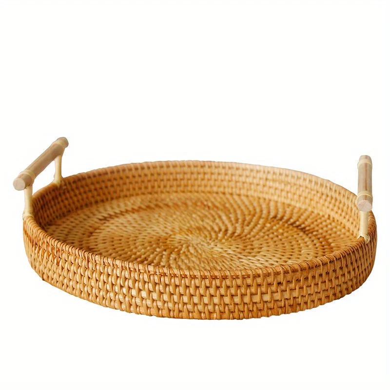 RattanTray - Rieten Onderzetter Dienblad met Handvatten - Afbeelding 6