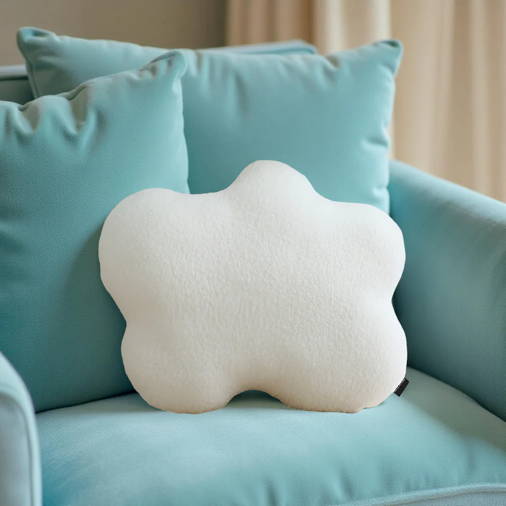 Kussen Decoratief Wolkvormig Zacht Sierkussen Bank Stoel - Afbeelding 2
