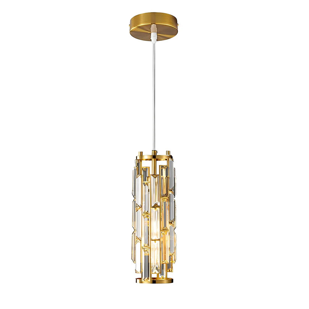 VintageCrystal - Industriële Hanglamp van Glas en IJzer voor Woonkamer en Eetkamer - Afbeelding 9