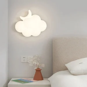 WhiteCloud - Moderne LED Wandlamp voor Kinderkamers en Slaapkamers