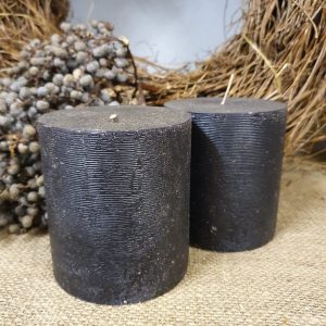 Blokkaars Rustik Lys – 10 cm x 11 cm – zwart