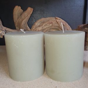 IVM VERKLEURING 50% KORTING Blokkaars Rustik Lys – 10 cm x 11 cm – eucalyptus