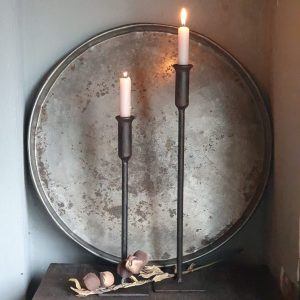 Stoere ijzeren kandelaar – 45 cm