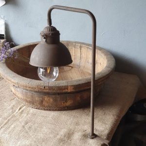 Tafellamp met klem – Roestbruin