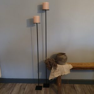 Vloerkandelaar voor blokkaars (10 cm) ~ 140 cm