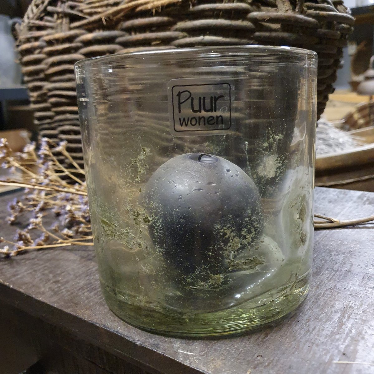 Windlicht Metal Chips 14/14 ~ Puur Wonen - Afbeelding 3