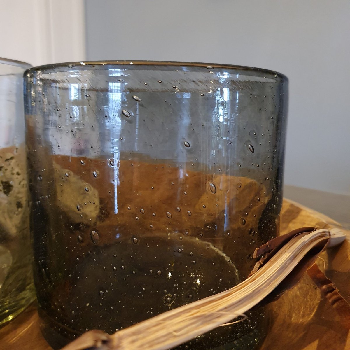 Windlicht Smokey Grey Bubbles 14/14 ~ Puur Wonen - Afbeelding 8