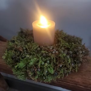 LED Stompkaars ‘rustiek grijs’ – Ø 7,5 cm