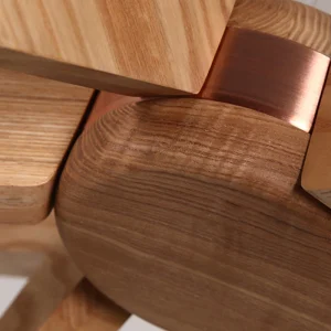 Starlite – Eigentijdse Sputnik Houten Kroonluchter met LED Verlichting