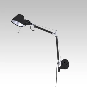 Zilveren Industriële Tafellamp - Telescopisch Design