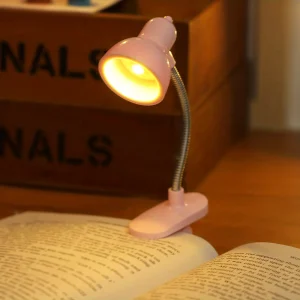 MiniGlow - Draagbare Clip-On Leeslamp met Drukknopbediening