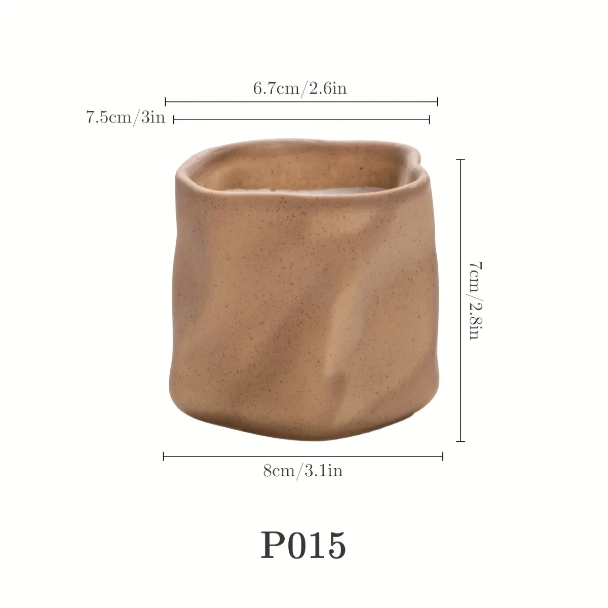 Nordic Stijl Keramische Kandelaar - Moderne Minimalistische Geometrie, Perfect voor Kerstmis en Feestdecoratie - Afbeelding 6