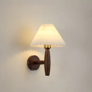 EikenLicht - Stijlvolle Houten Wandlamp