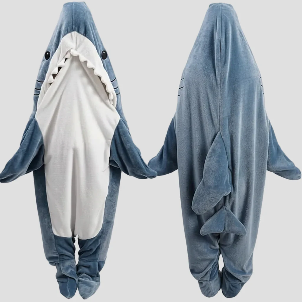 Deken Draagbaar Haai Fleece Warm Knuffel