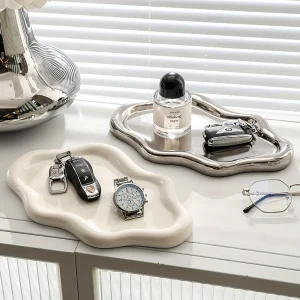 CloudDish - Grote Wolkvormige Keramische Sieradenschaal | Voor Kettingen, Oorbellen & Brillen