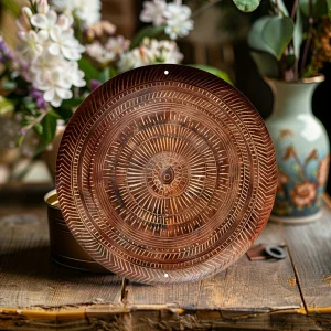 CoolamonArt - Ronde Aluminium Wandkunst voor Kantoordecoratie