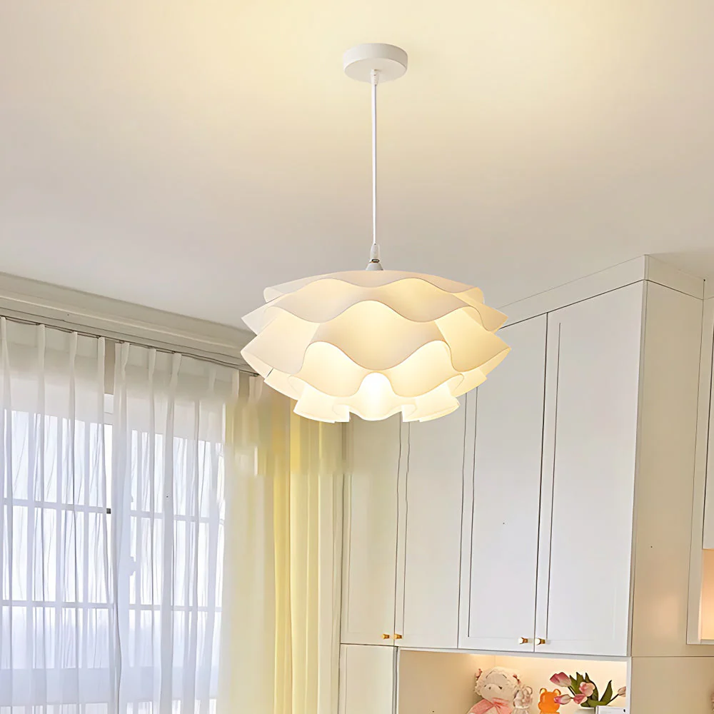 NordicBloom - Scandinavische LED Hanglamp in Bloemvorm met Dimbare Functie - Afbeelding 3