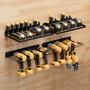 ToolOrganizer - Zware Metalen Gereedschapsorganizer Set met Spijkerplaat