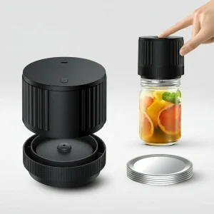 Elektrische Vacumeersealer Mason Jars Draadloos Voedselbewaren
