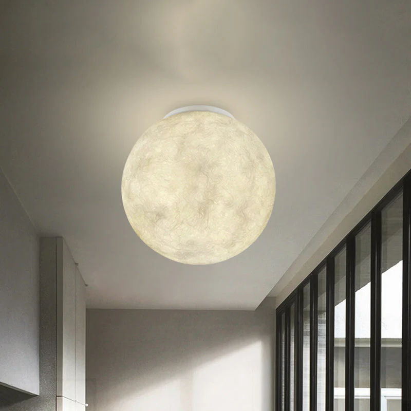 Maanglas Plafondlamp - Modern Design voor Balkon - Afbeelding 3