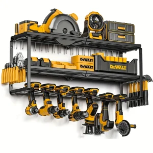 ToolShelf - Wandgemonteerd Metalen Garage Opbergrek - Zwevende Gereedschapsplank