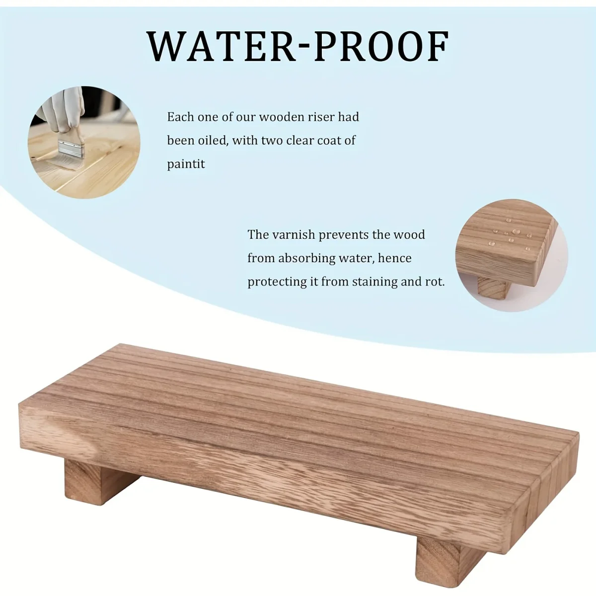 WoodTray - Rustieke Houten Badkamer Lade & Boerderij Decor - Afbeelding 3