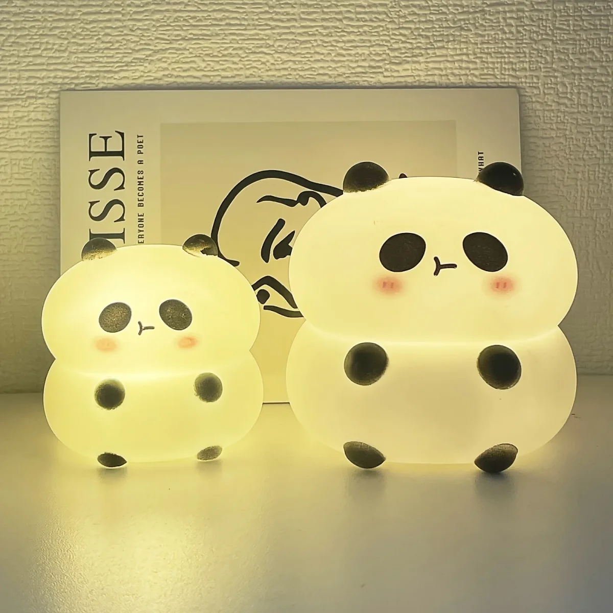 PandaGlow - Aziatisch-geïnspireerd Panda Nachtlampje met LED-verlichting - Afbeelding 7