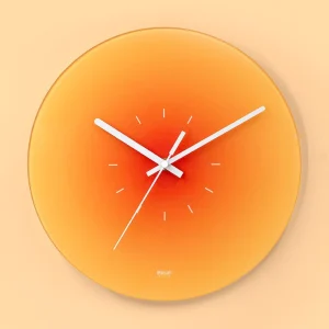 Luxury Glas Wandklok