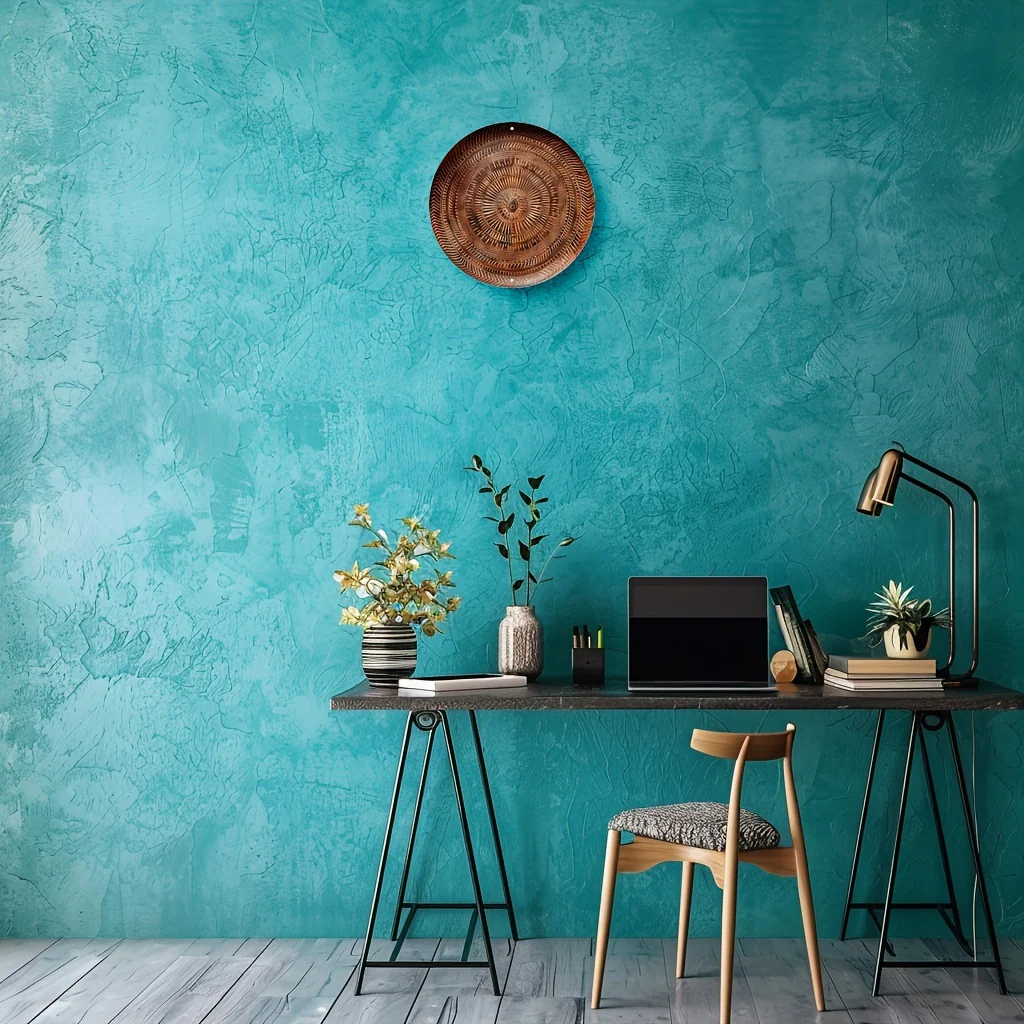 CoolamonArt - Ronde Aluminium Wandkunst voor Kantoordecoratie - Afbeelding 6