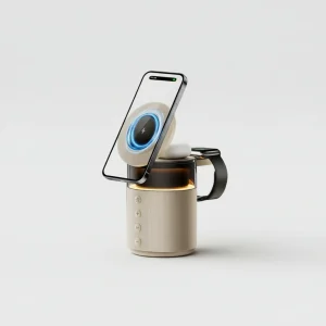 Draadloze Oplaadstation Nachtlamp Multifunctionele USB C Charger Stand