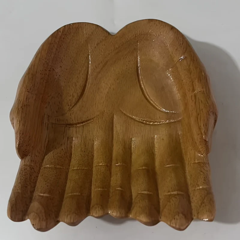 CrystalWood - Houten Handkom met Kristallen Accenten voor Dressoirorganisatie - Afbeelding 7