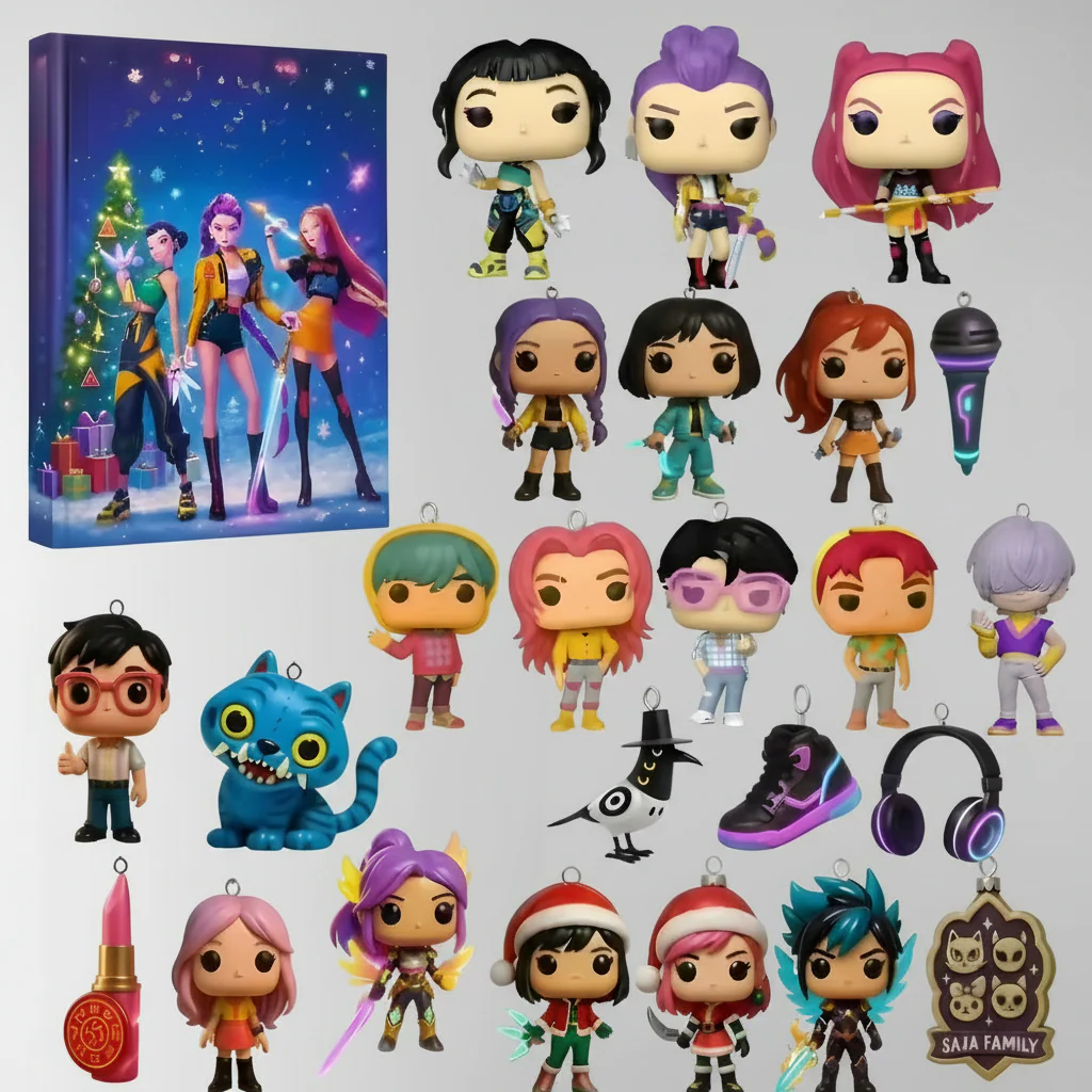 Adventskalender Figuren Collectible Kerst Cadeau Box Speelgoed - Afbeelding 3