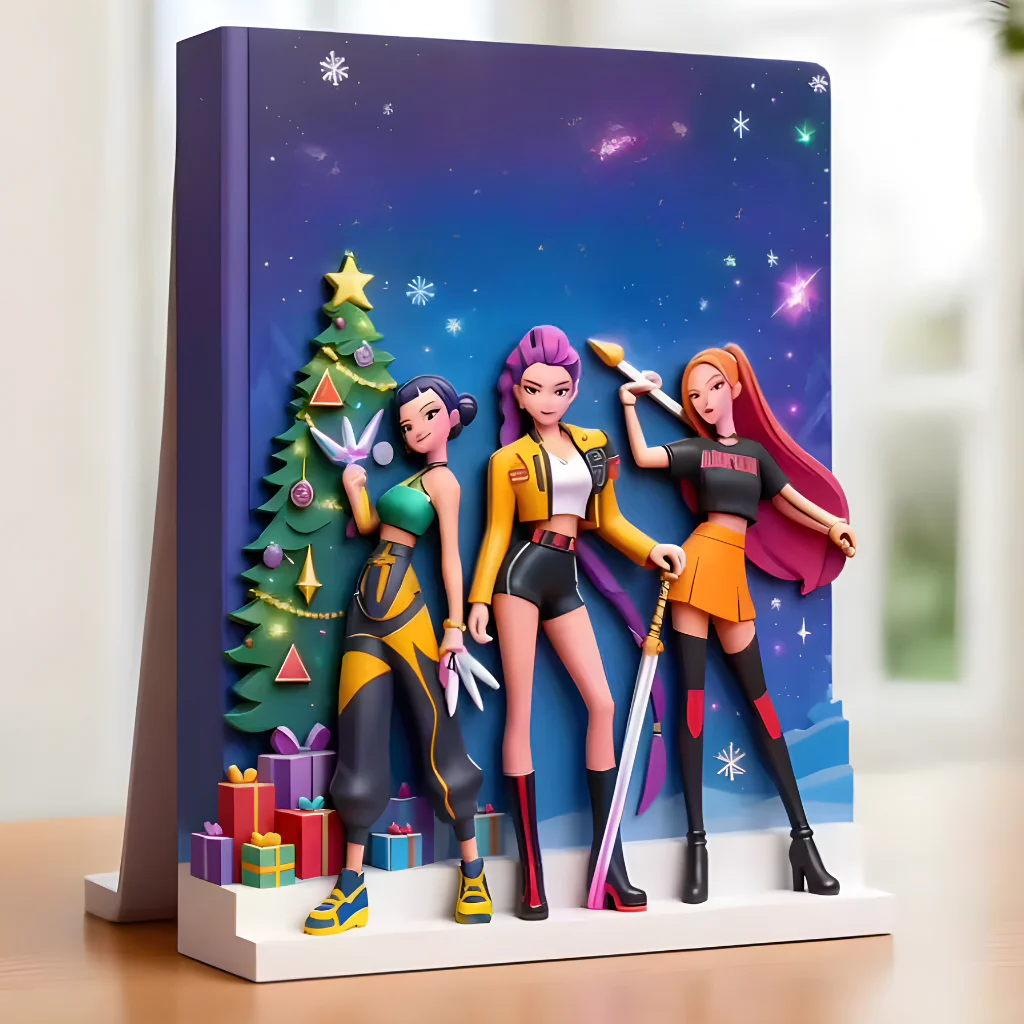 Adventskalender Figuren Collectible Kerst Cadeau Box Speelgoed - Afbeelding 4