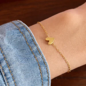 Armband Set Hart Goudkleur Verstelbaar Vriendschap