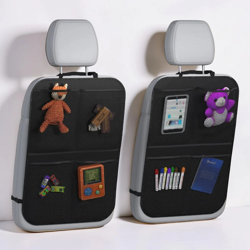 Auto Stoelbeschermer Rugleuning Organizer Kinder Bescherming - Afbeelding 4