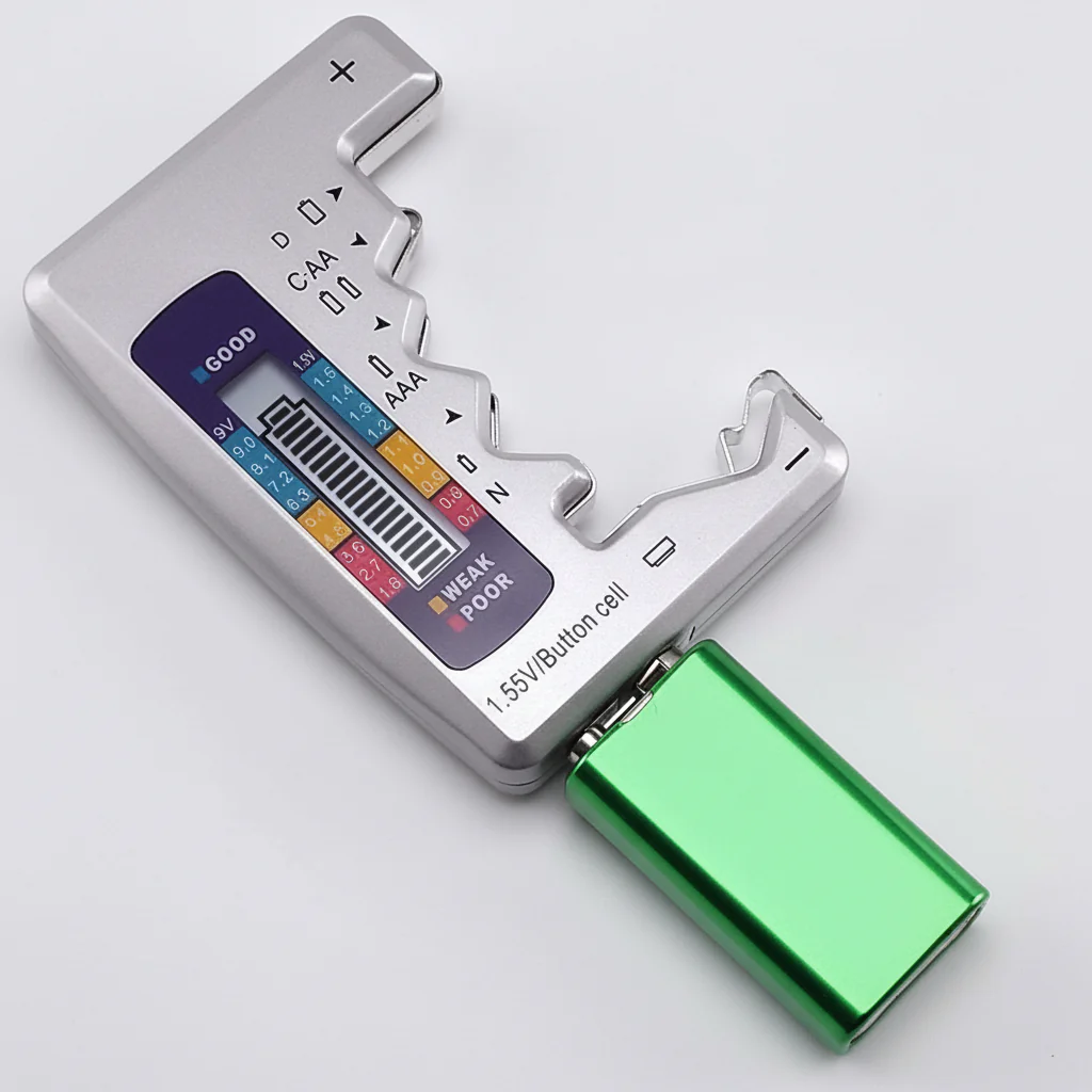 Batterijtester C AA AAA 9V Handig Draagbaar - Afbeelding 3