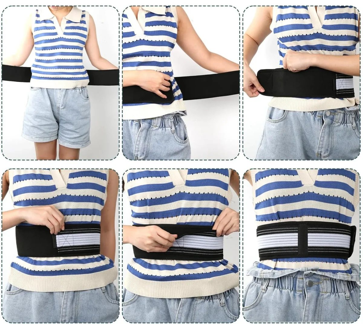 Bekkenband Verstelbare Ondersteuningsband Heup Rug Stabiliteit - Afbeelding 4