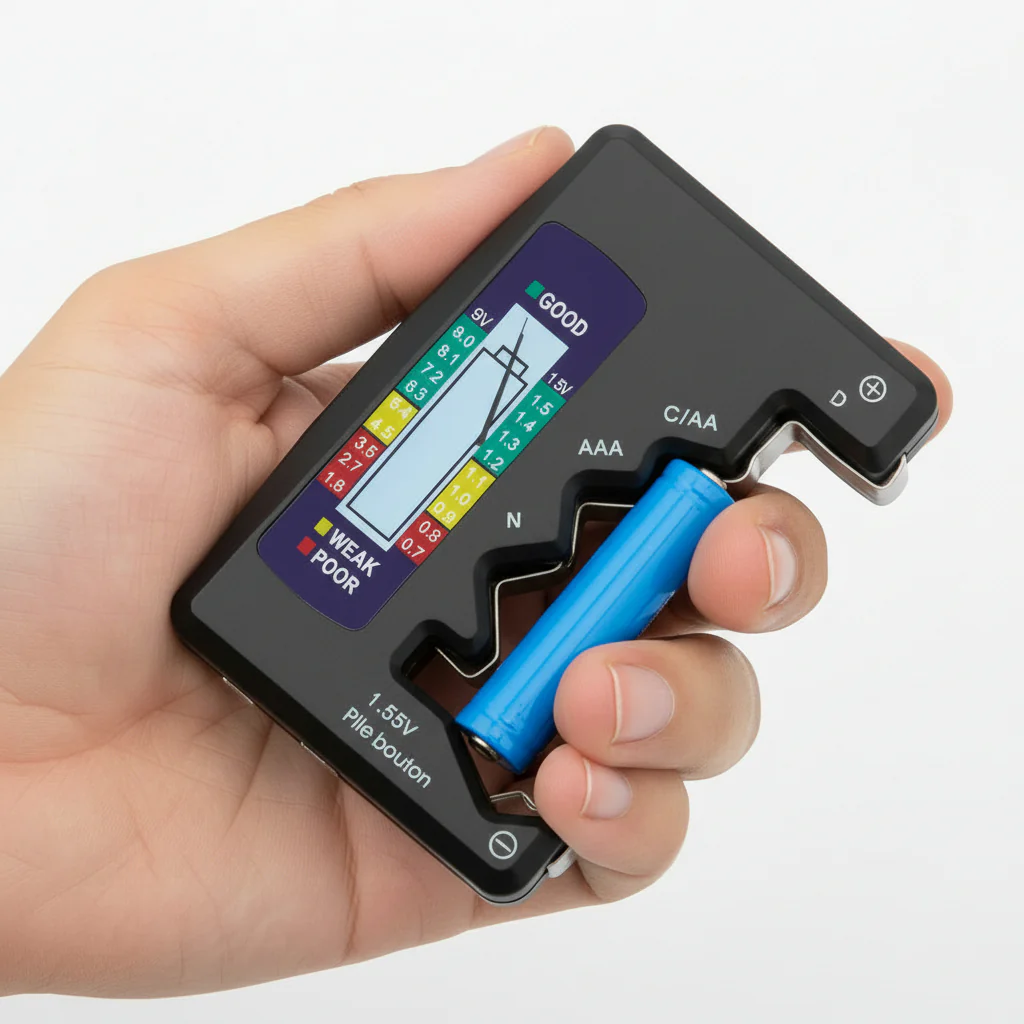 Batterijtester C AA AAA 9V Handig Draagbaar - Afbeelding 5