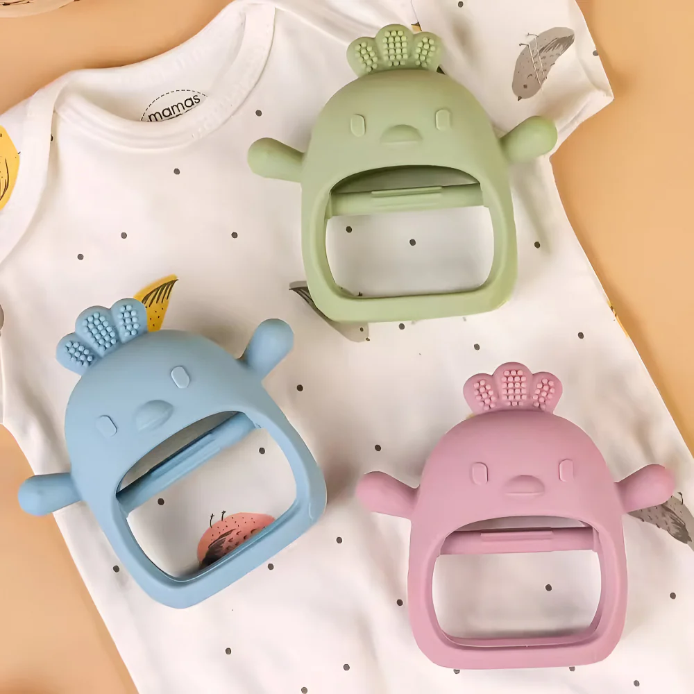Bijtspeelgoed Baby Bijthandschoen Kauwfunctie Reliëf Oppervlak