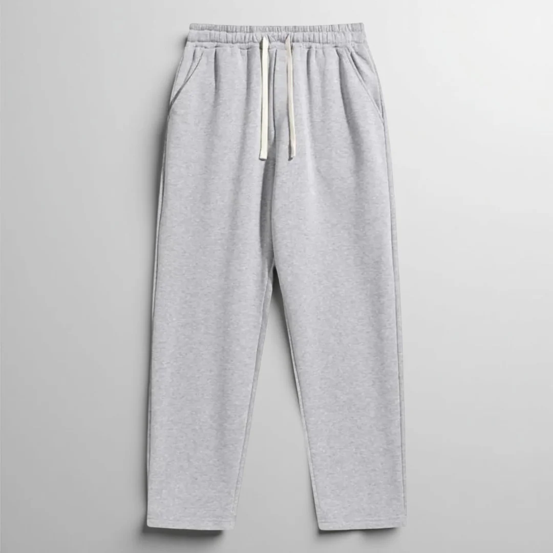 Broek Heren Sport Recht Model Elastische Taille Koordsluiting - Afbeelding 2