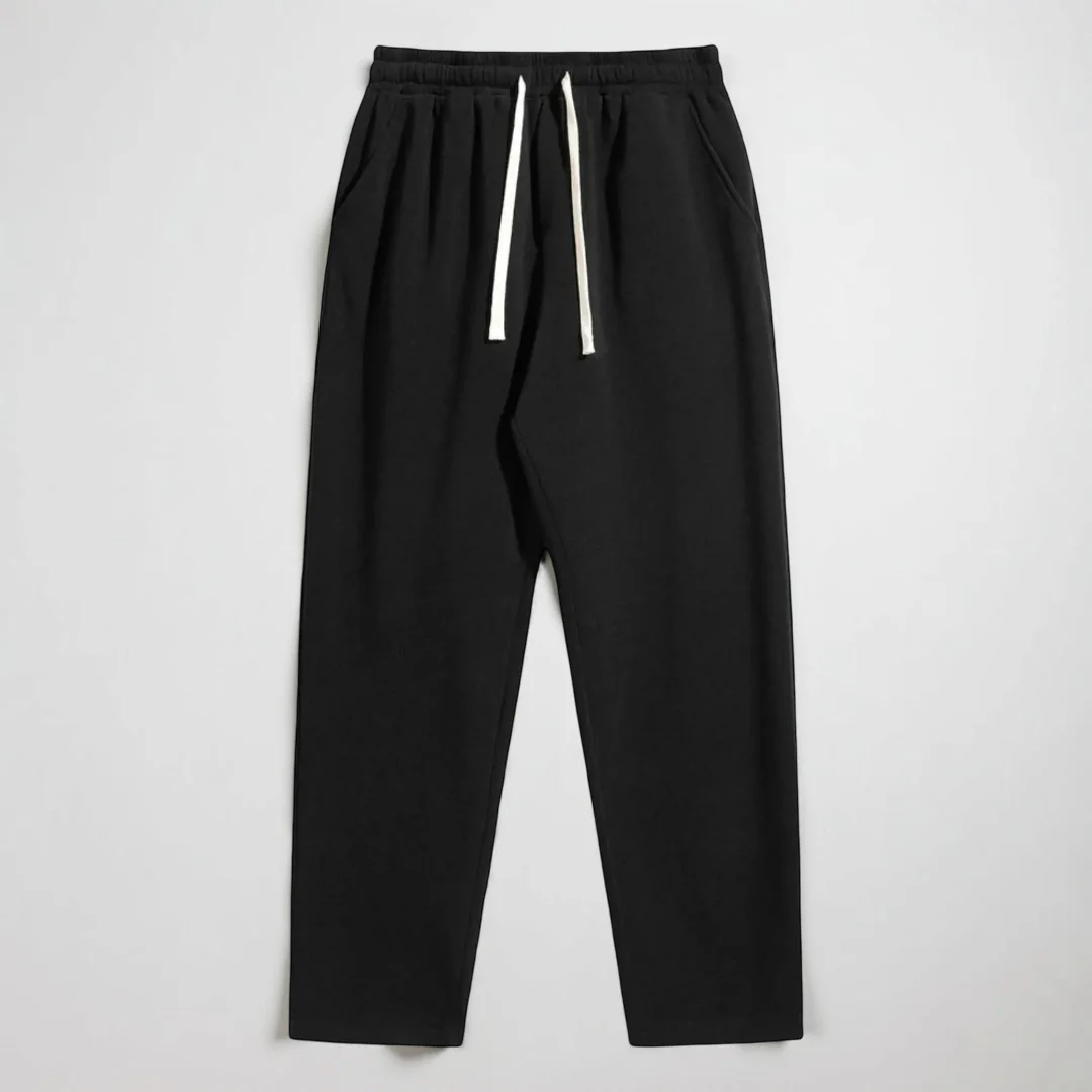 Broek Heren Sport Recht Model Elastische Taille Koordsluiting - Afbeelding 4