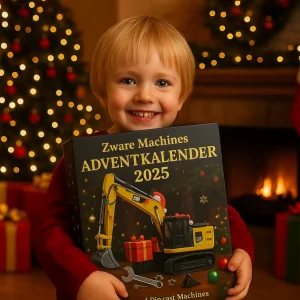 Adventskalender Speelgoed Bouwvoertuigen Metaal Mini Modelset